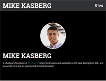 Tablet Screenshot of mikekasberg.com